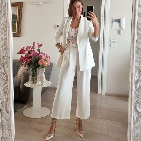 ZARA FLORAL CORSET TOP - Picture 14 of 16